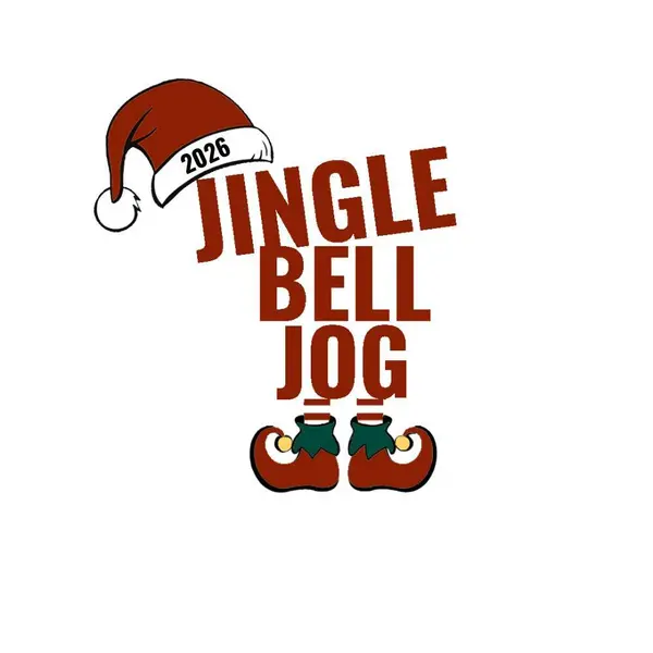 2026 Jingle Bell Jog logo on a white background.
